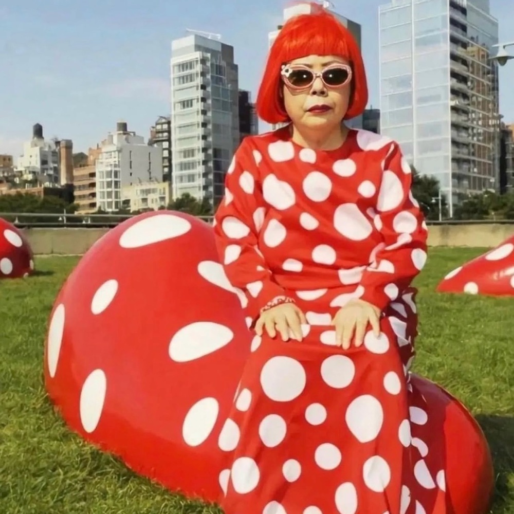Two dresses of Women’s Yayoi Kusama Halloween Costume